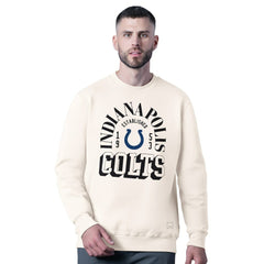 MSX by Michael Strahan Whiteout Tri-Blend Sweatshirt - Indianapolis Colts Sweatshirts