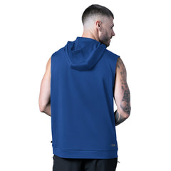 MSX by Michael Strahan Tri-Blend Rebound Sleeveless Hoodie - New York Giants Hoodies