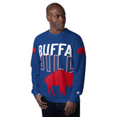 Starter Extreme Clutch Hit Vintage Logo Long Sleeve T-Shirt - Buffalo Bills T-shirts