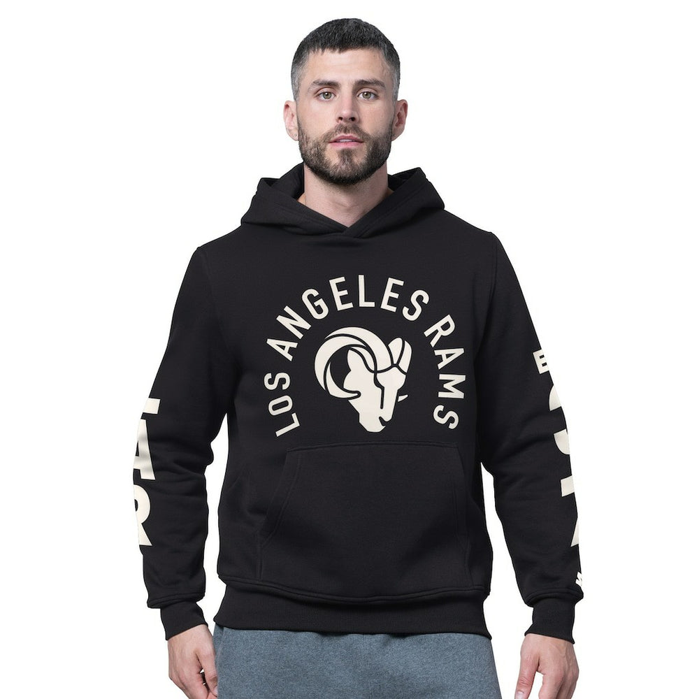 Starter Handoff Fleece Hoodie Sweatshirt - Los Angeles Rams Hoodies