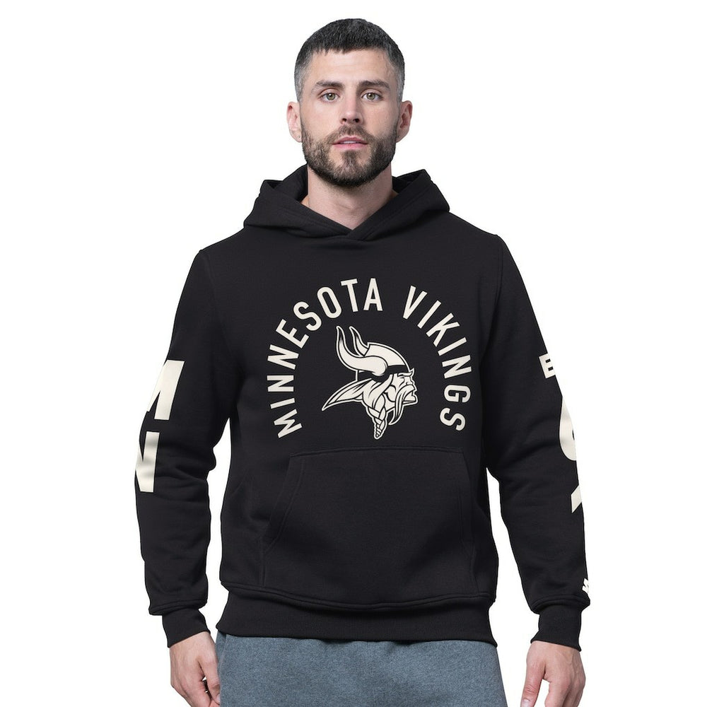 Starter Handoff Fleece Hoodie Sweatshirt - Minnesota Vikings Hoodies