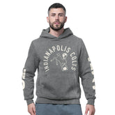 Starter Handoff Vintage Logo Fleece Hoodie Sweatshirt - Indianapolis Colts Hoodies