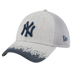 Gray New York Yankees New Era Visor Paint Splatter 39THIRTY Flex Hat