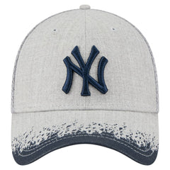 Gray New York Yankees New Era Visor Paint Splatter 39THIRTY Flex Hat