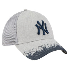 Gray New York Yankees New Era Visor Paint Splatter 39THIRTY Flex Hat