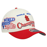 Cream/Red St. Louis Cardinals New Era World Series 9FORTY M-Crown Adjustable Hat