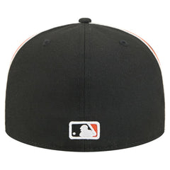 Black Baltimore Orioles New Era Soutache 59FIFTY Fitted Hat