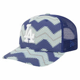 Denim/Royal Los Angeles Dodgers New Era Aztec Denim 9SEVENTY Adjustable Hat