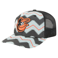 Denim/Black Baltimore Orioles New Era Aztec Denim 9SEVENTY Adjustable Hat