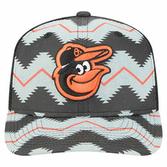 Denim/Black Baltimore Orioles New Era Aztec Denim 9SEVENTY Adjustable Hat