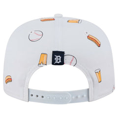 White Detroit Tigers New Era Team Cheer Rope 19TWENTY Adjustable Hat