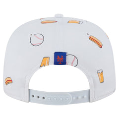 White New York Mets New Era Team Cheer Rope 19TWENTY Adjustable Hat