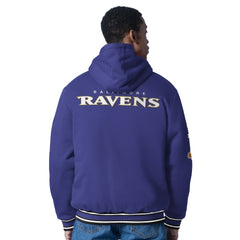 G-III Sports by Carl Banks Power Forward Commemorative Full-Zip Hooded Jacket - Baltimore Ravens Jackets