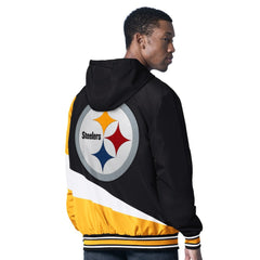 G-III Sports by Carl Banks Dual Threat Reversable Full-Zip Hooded Jacket - Pittsburgh Steelers Jackets