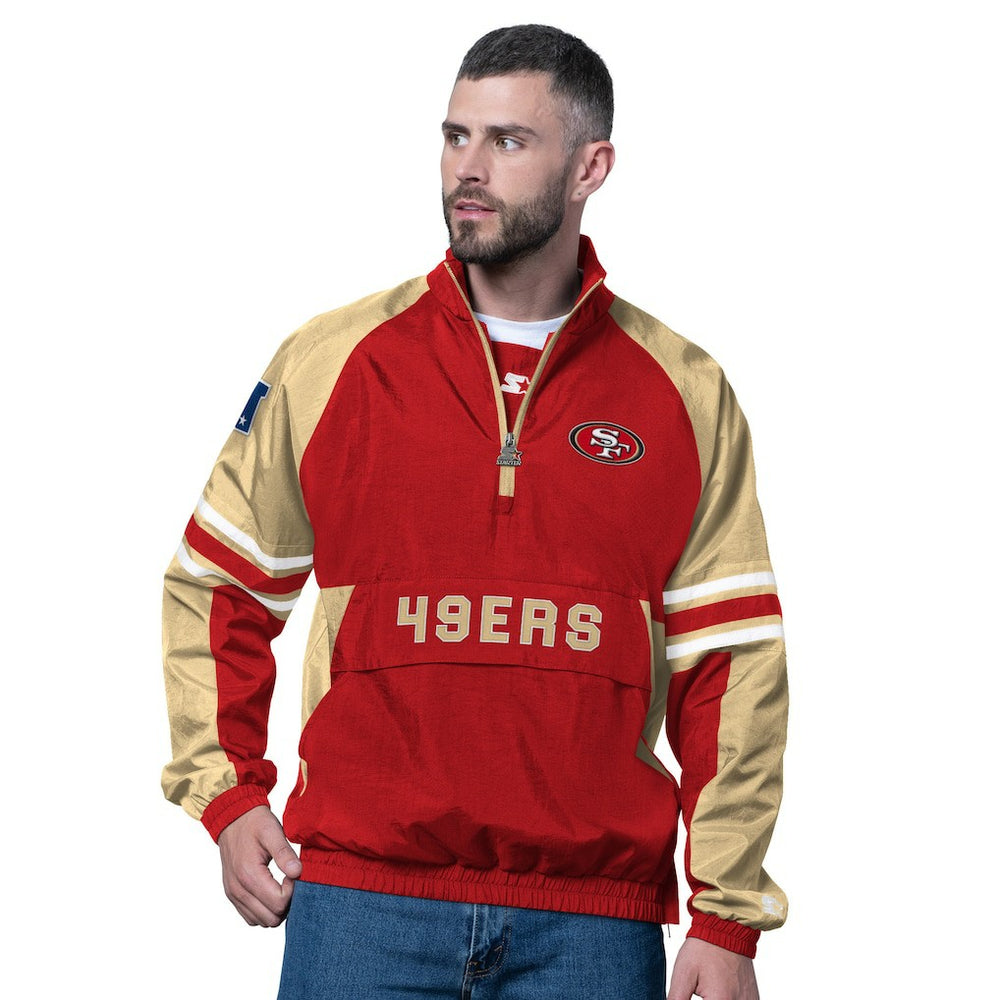 Starter Prospect Half-Zip Pullover - San Francisco 49ers Pullover