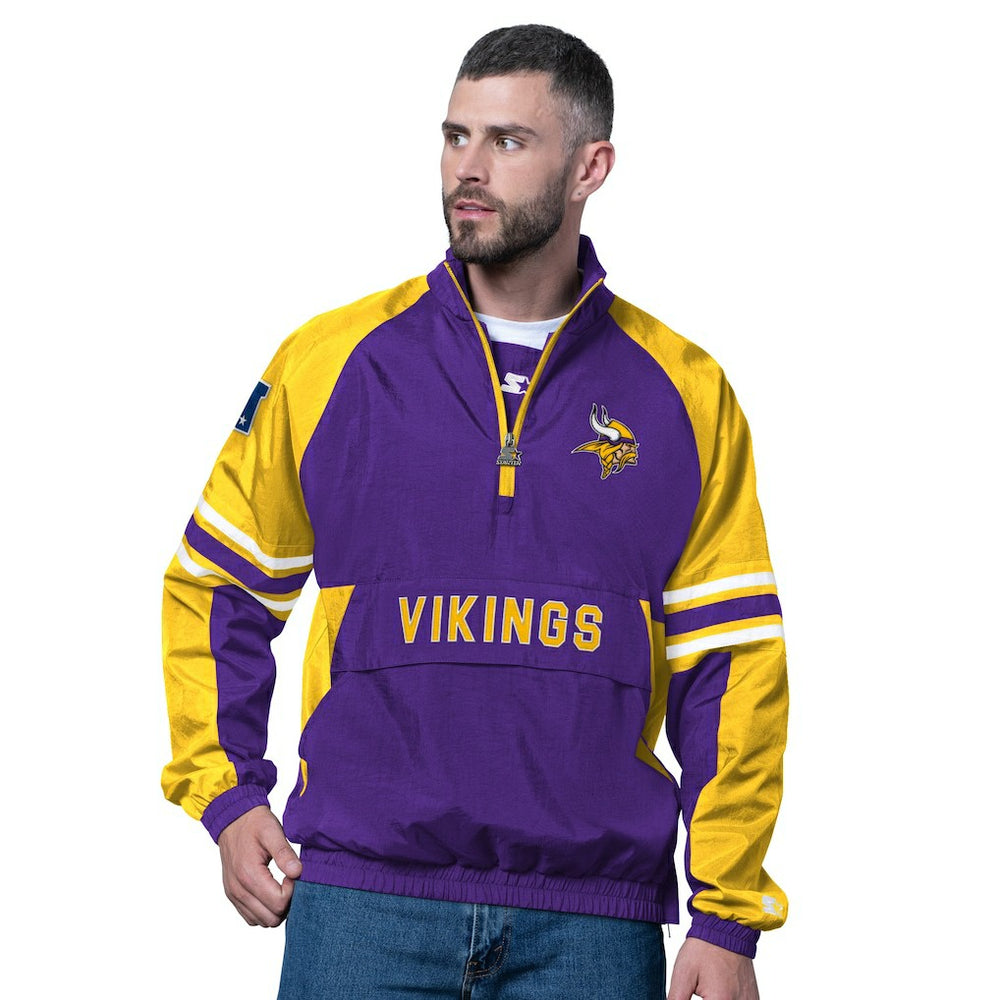 Starter Prospect Half-Zip Pullover - Minnesota Vikings Pullover