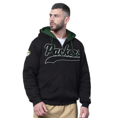 Starter Big Shot Full-Zip Double Hoodie - Green Bay Packers Hoodies