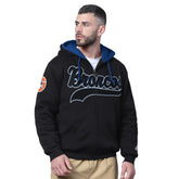 Starter Big Shot Throwback Full-Zip Double Hoodie - Denver Broncos Hoodies