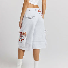 Off Season x NFL Women's Fleece Cargo Shorts - Kansas City Chiefs Shorts