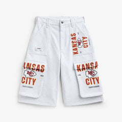 Off Season x NFL Women's Fleece Cargo Shorts - Kansas City Chiefs Shorts