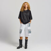 Off Season x NFL Women's Fleece Cargo Shorts - Philadelphia Eagles Shorts