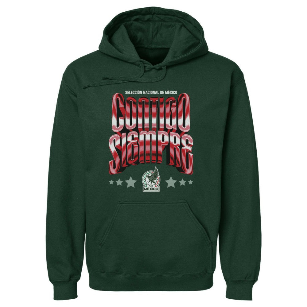 Mexico National Team 500 Level Contigo Siempre Vintage Pullover Hoodie