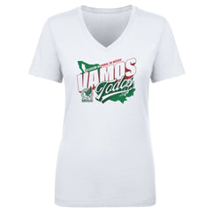 Mexico National Team 500 Level Women's Vamos Todos Country V-Neck T-Shirt