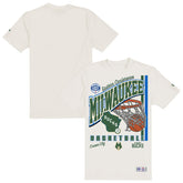 New Era Milwaukee Bucks Oversized City Edition Remix Vintage T-Shirt