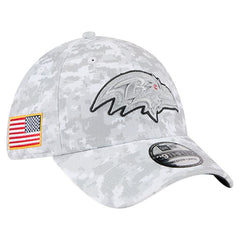 2025 Salute to Service Digital Camo Fan Pack 39THIRTY Flex Hat - Baltimore Ravens Hats