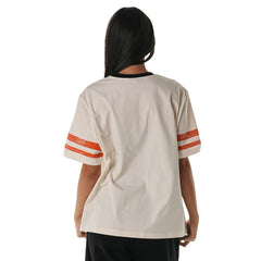 The Wild Collective Women's Vintage Drop Shoulder Oversized Boyfriend T-Shirt - Cincinnati Bengals T-shirts