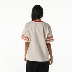 The Wild Collective Women's Vintage Drop Shoulder Oversized Boyfriend T-Shirt - Tampa Bay Buccaneers T-shirts