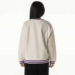 The Wild Collective Women's Oversized Vintage French Terry Sweatshirt - Minnesota Vikings Sweatshirts