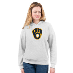 Navy/Bright Heather Ceramic Milwaukee Brewers G-III 4Her by Carl Banks Women's T-Shirt and Hoodie Combo Pack