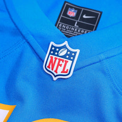 Mekhi Becton Team Game Jersey - Los Angeles Chargers Jerseys