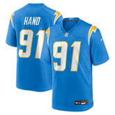 Da'Shawn Hand Team Game Jersey - Los Angeles Chargers Jerseys