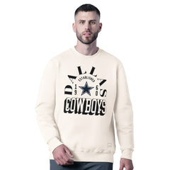 MSX by Michael Strahan Whiteout Tri-Blend Sweatshirt - Dallas Cowboys Sweatshirts