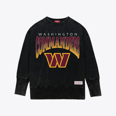 Women's Delineate Mineral Wash Crewneck Sweatshirt - Washington Commanders Sweatshirts