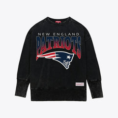 Women's Delineate Mineral Wash Crewneck Sweatshirt - New England Patriots Sweatshirts