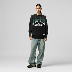 Women's Delineate Mineral Wash Crewneck Sweatshirt - New York Jets Sweatshirts