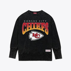 Women's Delineate Mineral Wash Crewneck Sweatshirt - Kansas City Chiefs Sweatshirts