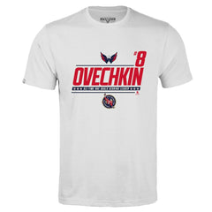 NHL Alexander Ovechkin Washington Capitals Levelwear NHL All-Time Leading Goal Scorer Milestone Name & Number Richmond T-Shirt