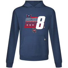 NHL Alexander Ovechkin Washington Capitals Levelwear NHL All-Time Leading Goal Scorer Milestone Stripes Name & Number Relay Pullover Hoodie