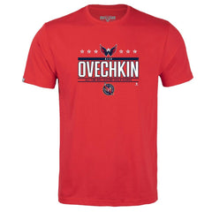 NHL Alexander Ovechkin Washington Capitals Levelwear Youth NHL All-Time Leading Goal Scorer Milestone Stars Name & Number Little Richmond T-Shirt
