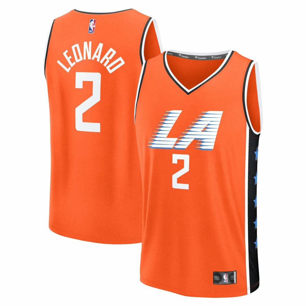 Fanatics Kawhi Leonard LA Clippers Youth 2025/26 City Edition Fast Break Jersey