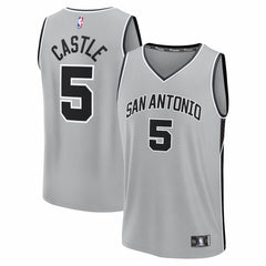 Fanatics Stephon Castle San Antonio Spurs Youth Fast Break Jersey