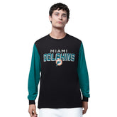 Starter Thursday Night Gridiron Long Sleeve T-Shirt - Miami Dolphins T-shirts
