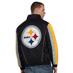 Starter Thursday Night Gridiron Half-Zip Jacket - Pittsburgh Steelers Jackets