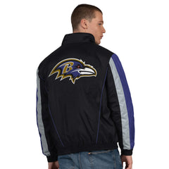 Starter Thursday Night Gridiron Half-Zip Jacket - Baltimore Ravens Jackets