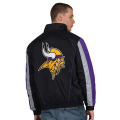 Starter Thursday Night Gridiron Half-Zip Jacket - Minnesota Vikings Jackets