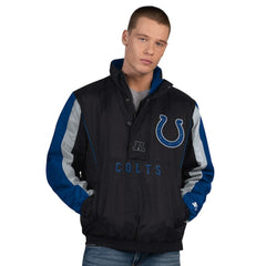Starter Thursday Night Gridiron Half-Zip Jacket - Indianapolis Colts Jackets